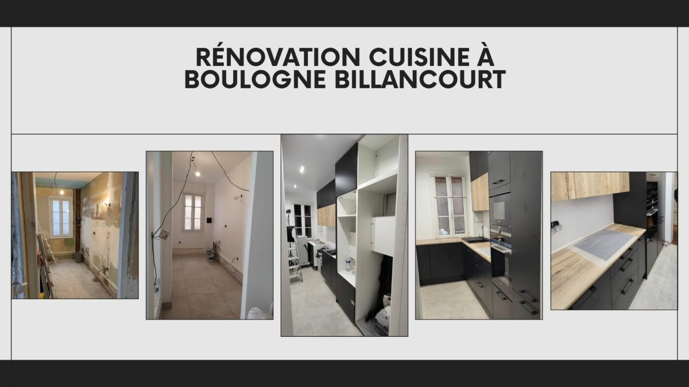 Rénovation cuisine à boulogne billancourt